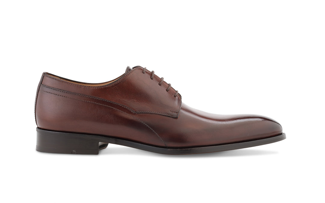 italian dress blucher brown leatther