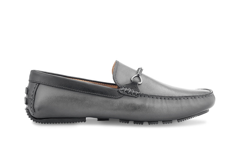 Bit Moccasin In Grey Antique - Ace Marks