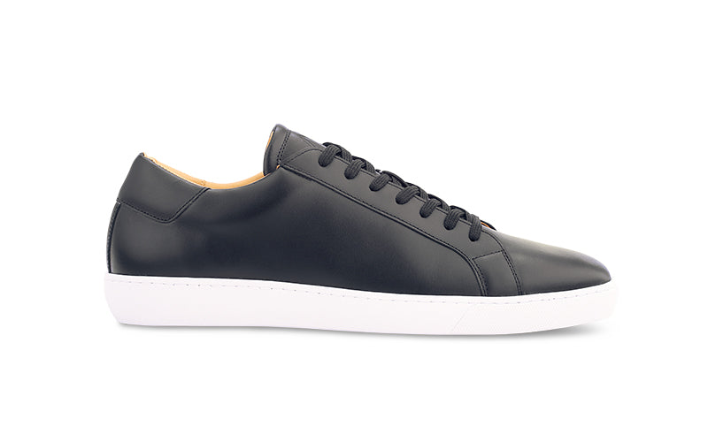 Black Leather Dress Sneaker