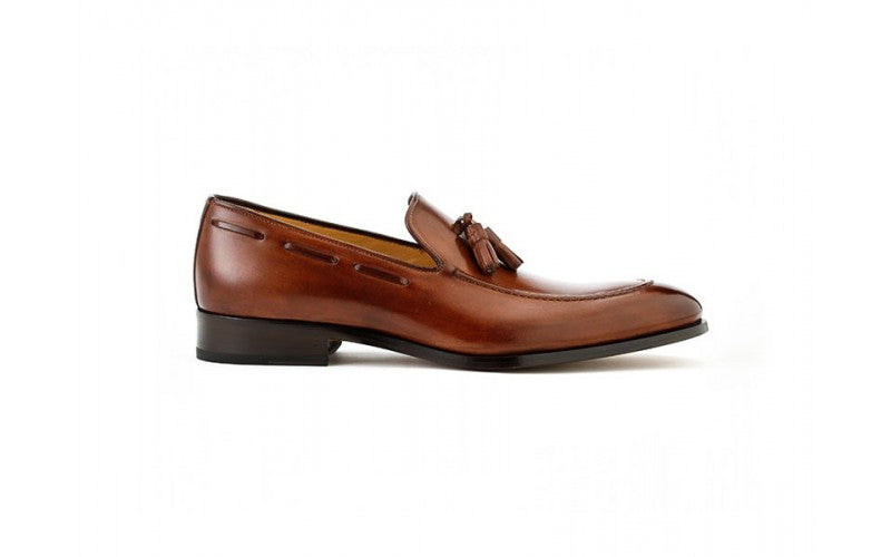 Tassel Loafer Amit In Brown Antique - Ace Marks