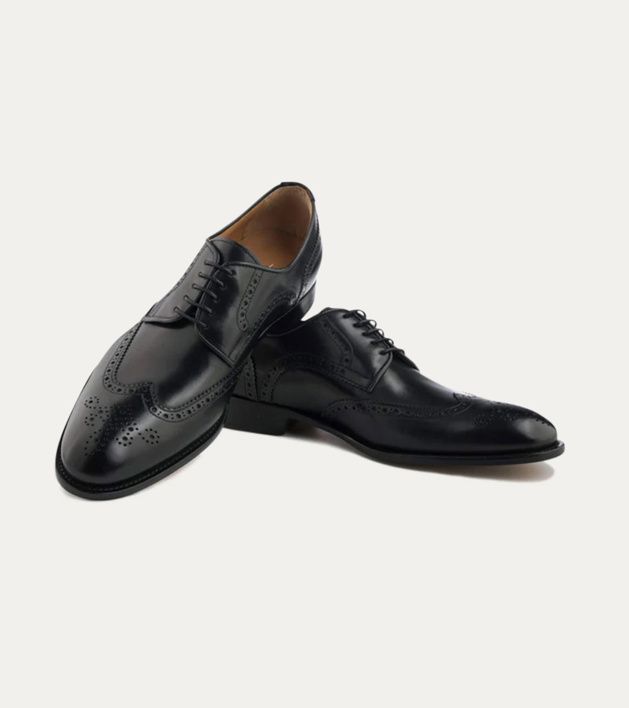 Black Wingtip Shoes
