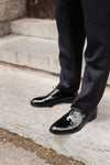 Wholecut Oxford Plain Toe Black Patent