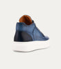 Aire Hi-top Chunky Sole Sneaker in Vela Blue Nicol - Ace Marks