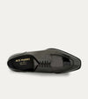 Men's black Italian leather lace-up dress shoe