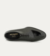 Men's black Italian leather lace-up wholecut oxford dress shoe