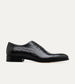 Wholecut Oxford Plain Toe Black Croc Antique - Ace Marks