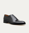 Wholecut Oxford Plain Toe Black Croc Antique - Ace Marks