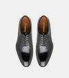 Wholecut Oxford Plain Toe Black Croc Antique - Ace Marks