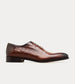Wholecut Oxford Plain Toe Brandy Nicol Croc - Ace Marks