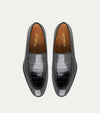 Enzo Stitch Toe Loafer in Black Croc - Ace Marks