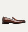 Enzo Stitch Toe Loafer in Brandy Nicol Croc - Ace Marks