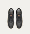 Lightweight Travel Sneaker in Black Leather