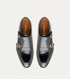 Monkstrap Black Croc - Ace Marks
