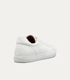 Elastic Slip On Sneaker In White Leather