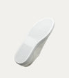 Elastic Slip On Sneaker In White Leather