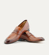 Andre Penny Loafer in Brown Antique & Cuoio