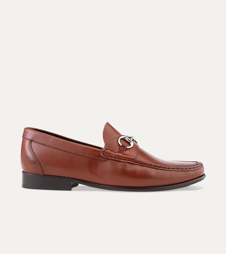 Berto Moccasin In Brown Leather - Ace Marks