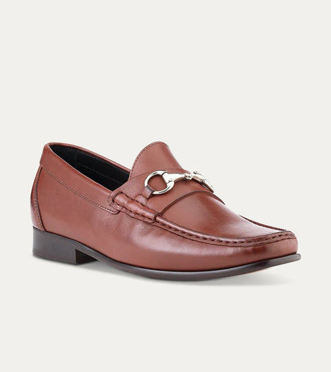 Berto Moccasin In Brown Leather - Ace Marks