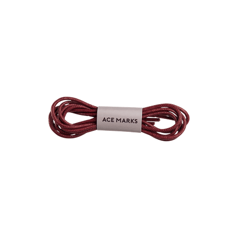 Waxed Cotton Dress Lace - Bordo