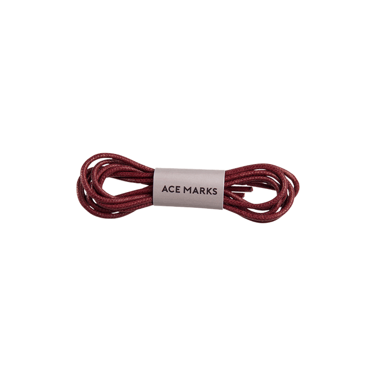 Waxed Cotton Dress Lace - Bordo