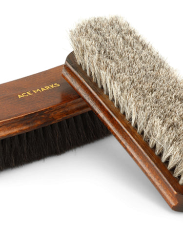 Horse Hair Shoe Shine Brush - Ace Marks