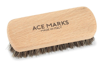 Horsehair Travel Shoe Shine Brush - Ace Marks