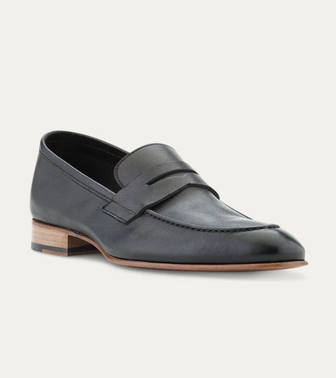 Stan Loafer in Black Leather - Ace Marks