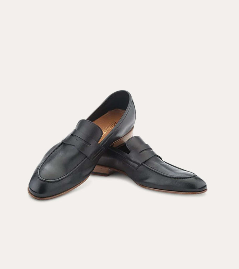 Stan Loafer in Black Leather - Ace Marks