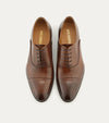 Cap Toe Oxford Brown Antique Leather - Ace Marks