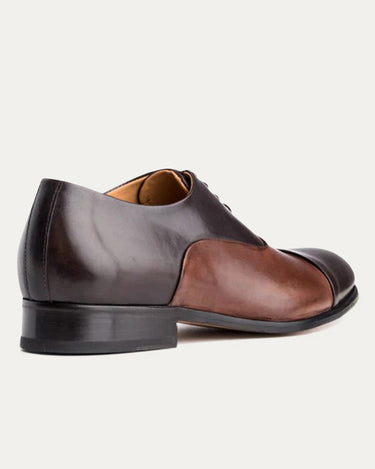 Cap Toe Oxford Brown & Brown Antique - Ace Marks