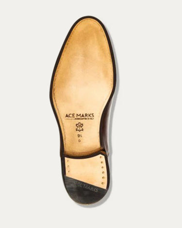 Cap Toe Oxford Brown & Brown Antique - Ace Marks