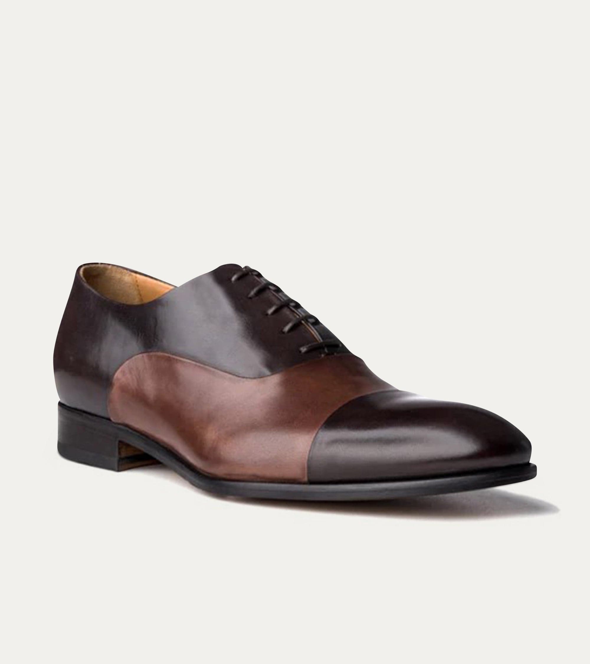 Dress Shoe Cap Toe Oxford Brown & Brown Antique D (Medium) / 8 Dress Shoe Cap Toe Oxford Brown & Brown Antique D (Medium) / 8