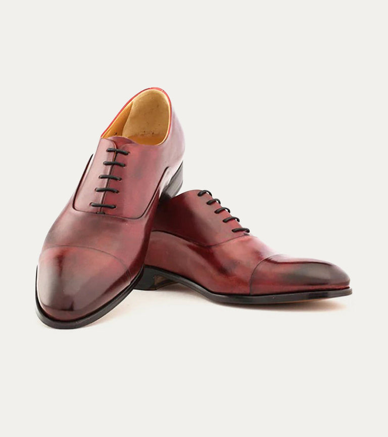 Cap Toe Oxford Diablo Antique - Ace Marks