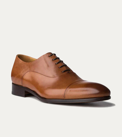 Cap Toe Oxford Siena Antique - Ace Marks