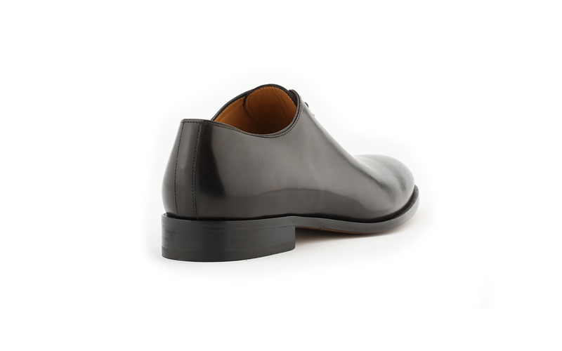 black wholecut classic oxford italian shoe