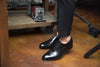 Cap Toe Oxford Black Antique