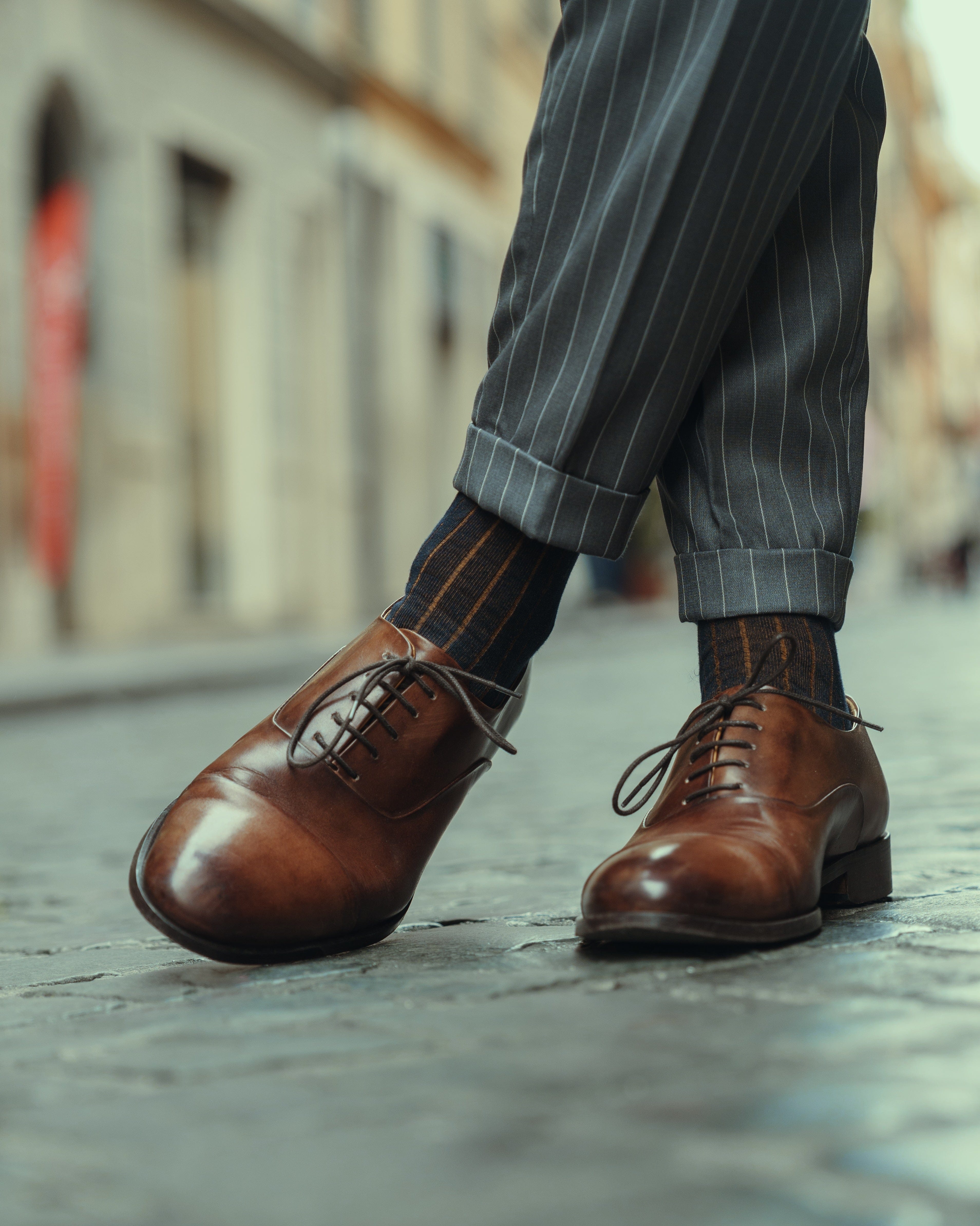 Dress Shoe Cap Toe Oxford Brown Antique Leather – Ace Marks