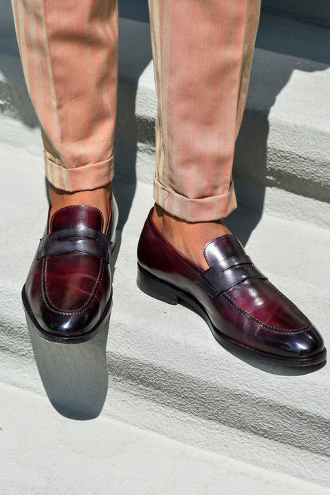 Penny Loafer Diablo Antique & Dark Grey