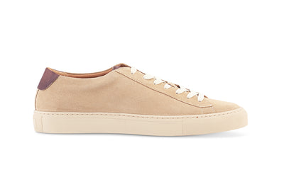dress sneaker suede capucchino 