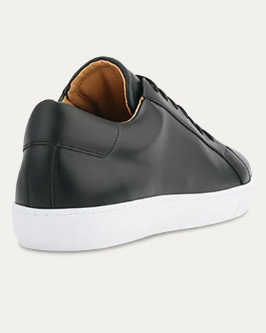 Dress Sneaker In Black Leather - Ace Marks
