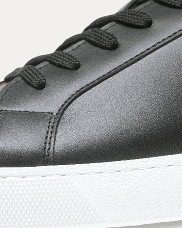 Dress Sneaker In Black Leather - Ace Marks
