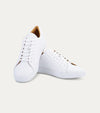 Dress Sneaker In White Leather - Ace Marks