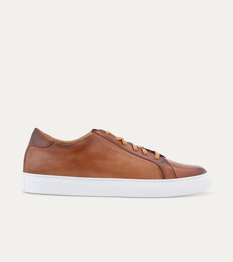 Casual Shoe Slip On Dress Sneaker with Elastic In Cognac Nicol Ace Marks Casual Shoe Slip On Dress Sneaker with Elastic In Cognac Nicol Ace Marks