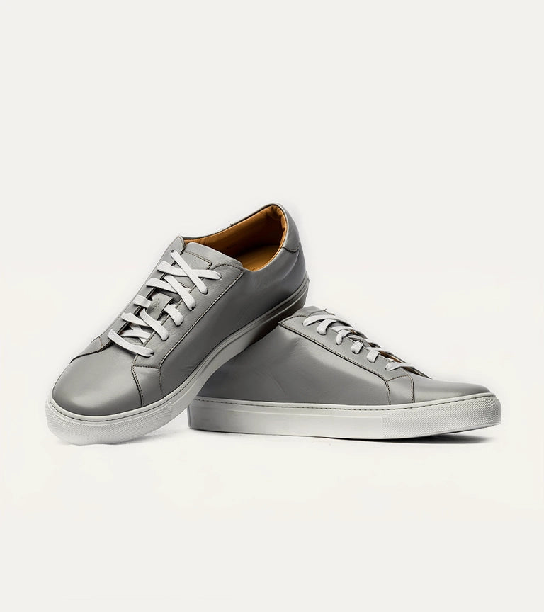 Duke Dress Sneaker in Light Grey Glove