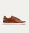 Elastic Slip On Sneaker In Cognac Nicol - Ace Marks
