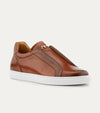 Elastic Slip On Sneaker In Cognac Nicol - Ace Marks