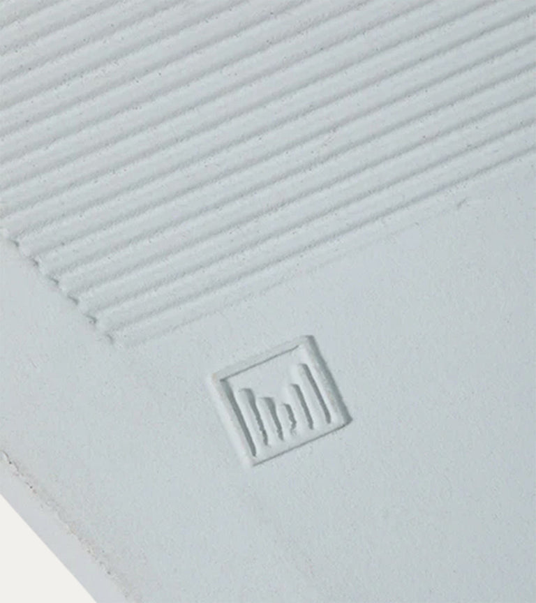 Elastic Slip On Sneaker In White Leather - Ace Marks