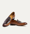 Giani Belgian Loafer in Cuoio Nicol & Dk. Brown