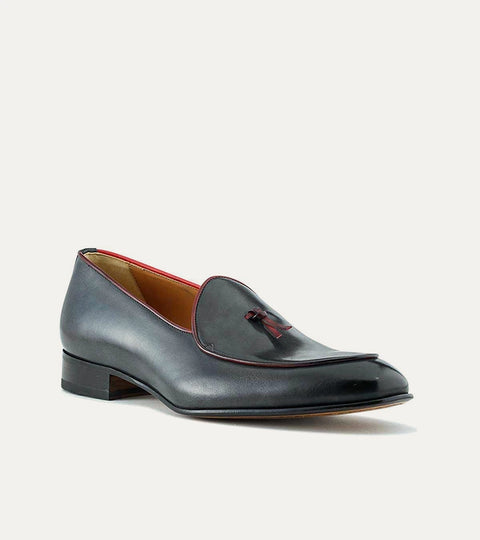 Giani Belgian Loafer Grey Smoke & Diablo