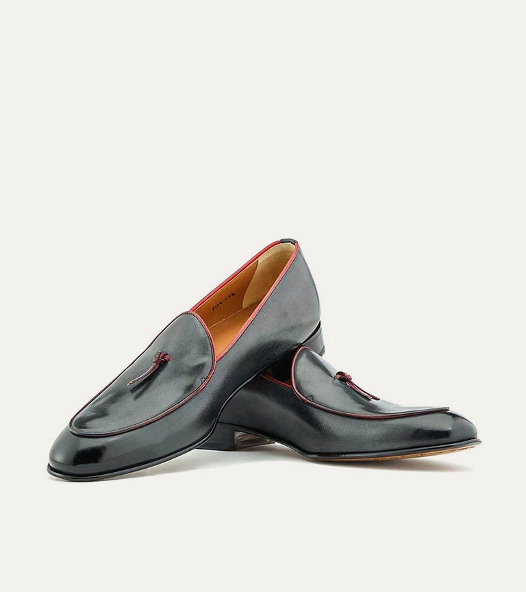 Giani Belgian Loafer Grey Smoke & Diablo